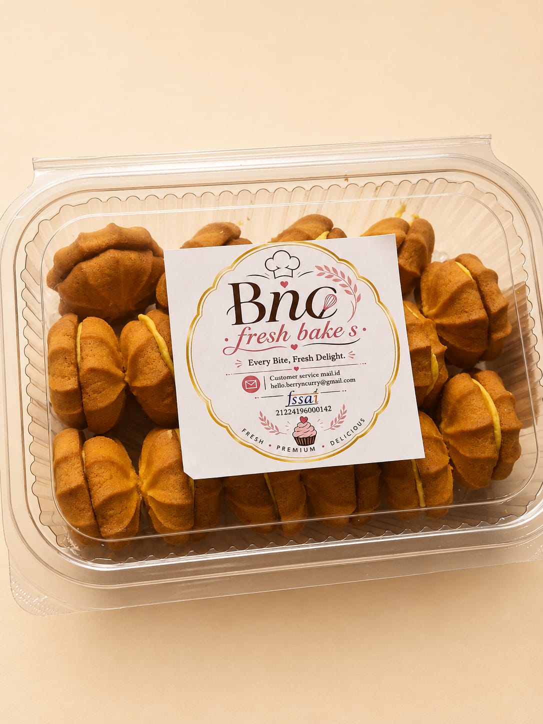 Pineapple Cream Biscuits
